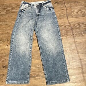 St. John's Bay Light Blue Wide Leg Jeans